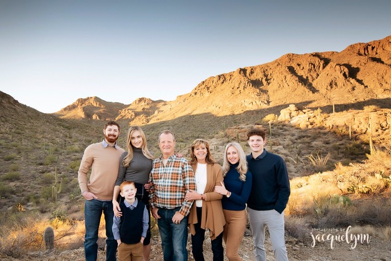 Tucson Family Photo Shoot on the Rocks