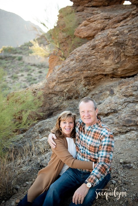 Tucson Family Photo Shoot on the Rocks