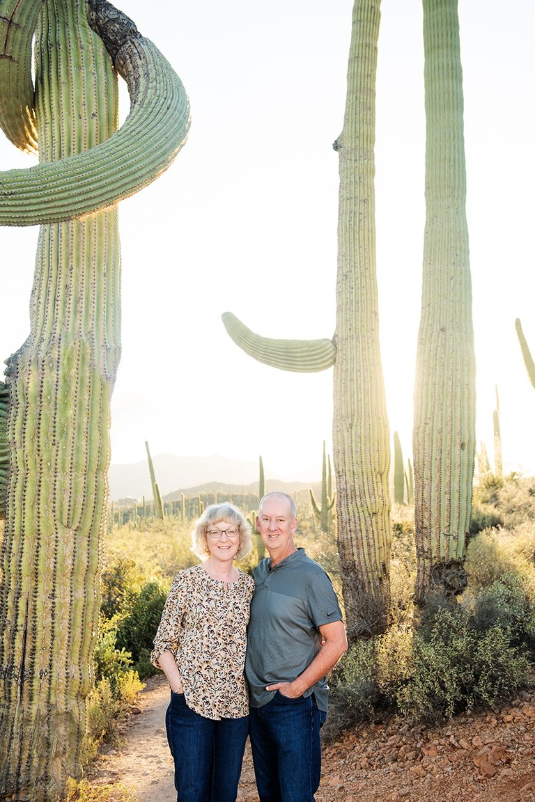 Tucson Family Photos at Sunset
