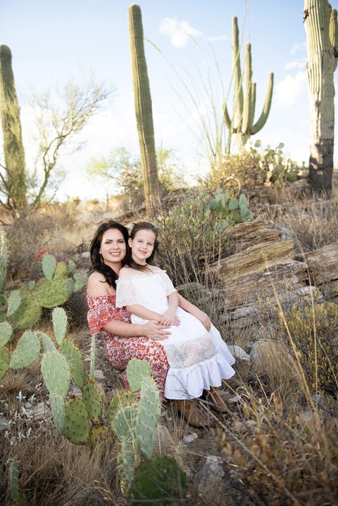 Tucson mother daughter photos